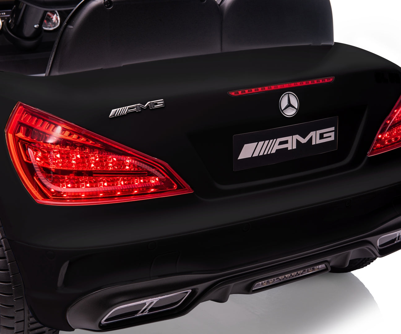 Mercedes-Benz SL65 AMG lasten sähköauto musta 3+ - Sähköautot - Lasten ajoneuvot
