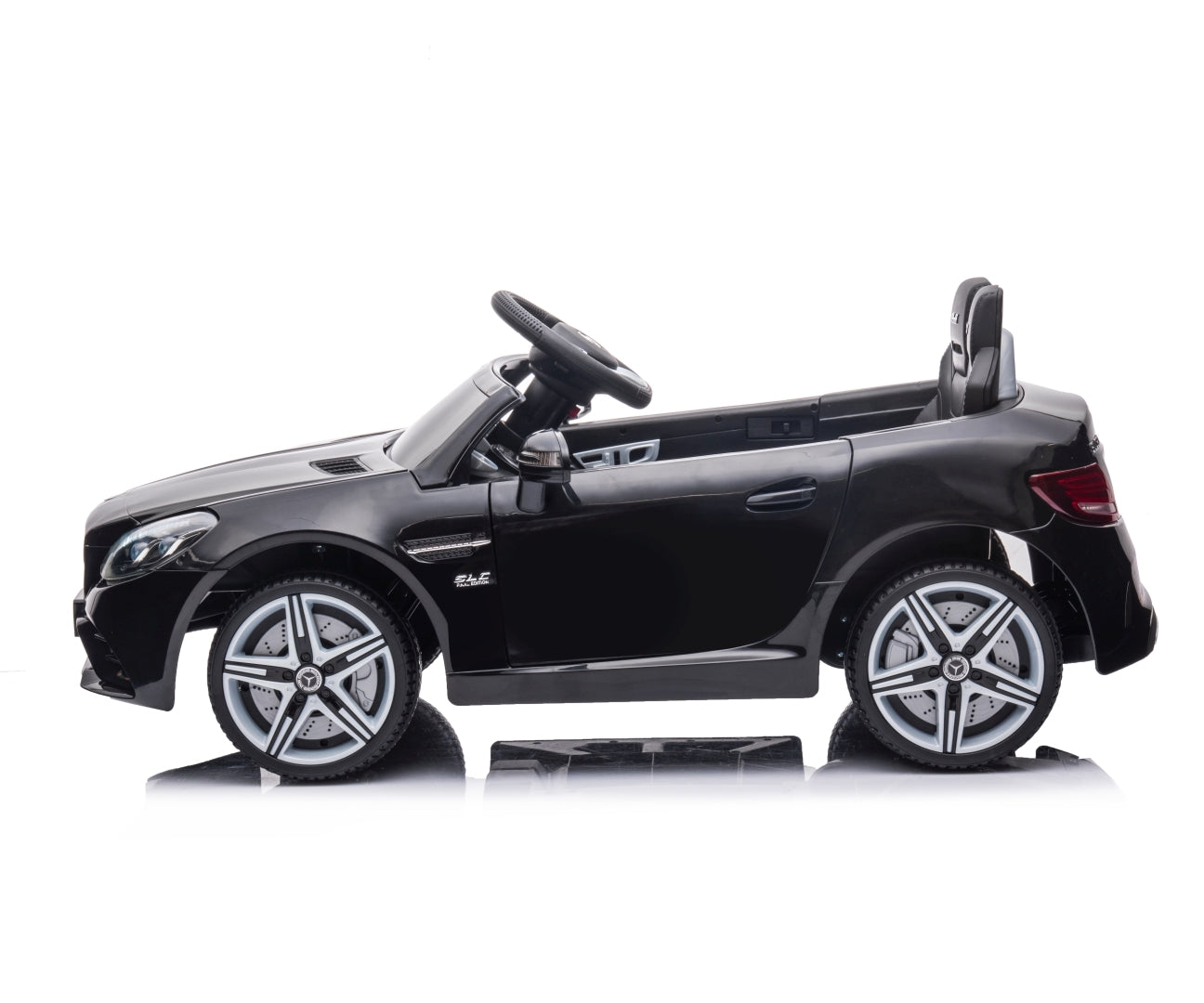 Mercedes-Benz SLC lasten sähköauto musta 3+ - Sähköautot - Lasten ajoneuvot