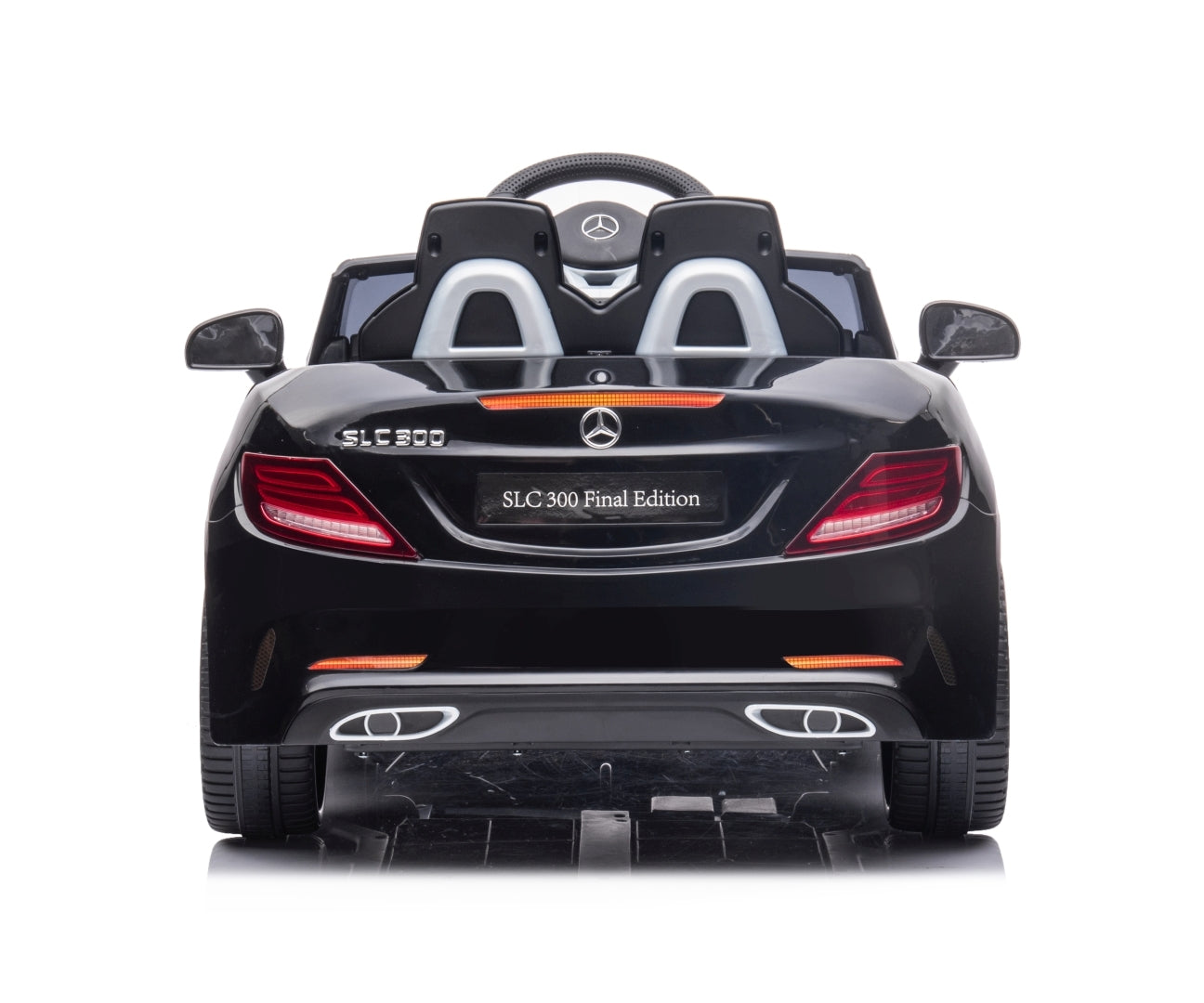 Mercedes-Benz SLC lasten sähköauto musta 3+ - Sähköautot - Lasten ajoneuvot