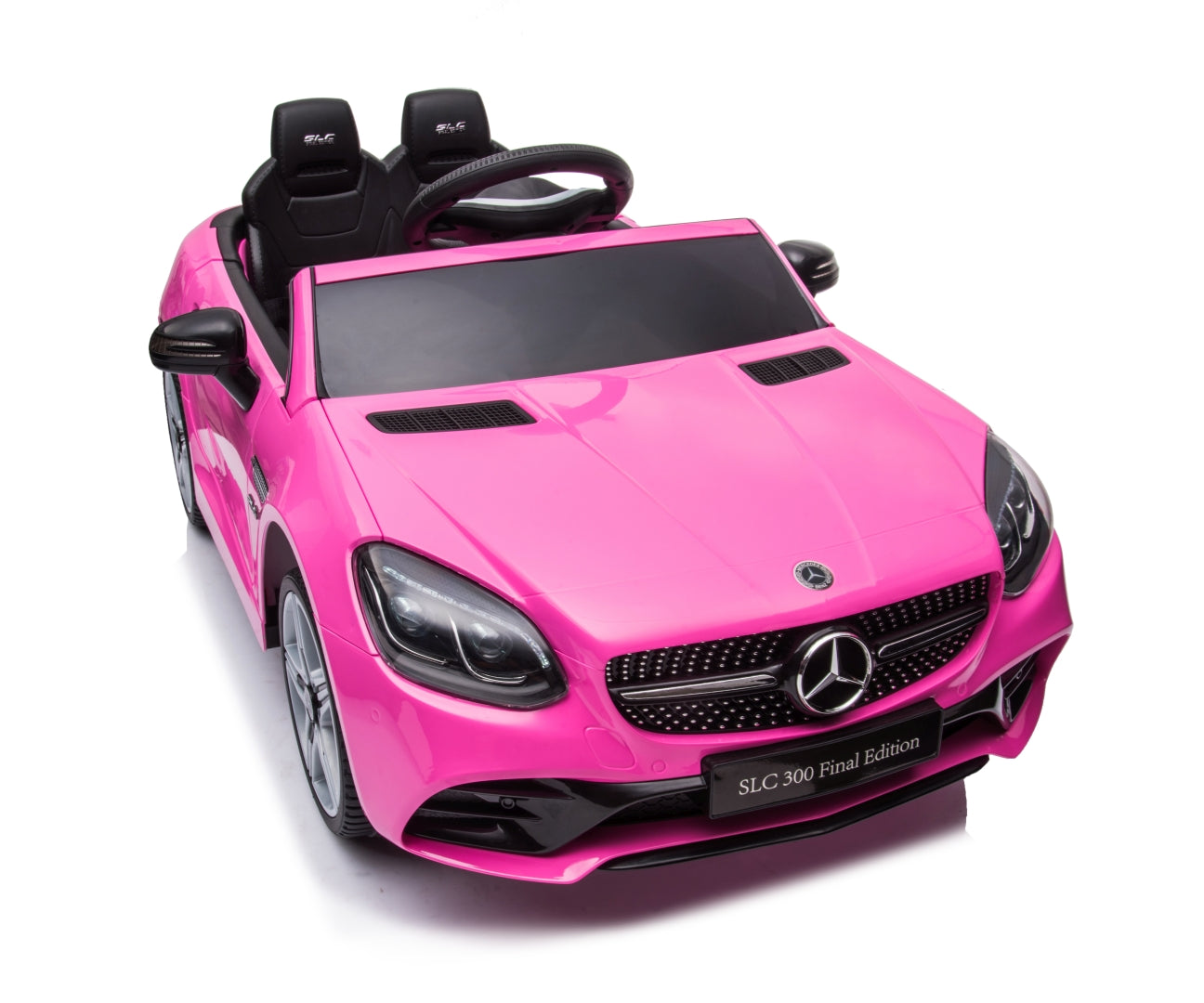Mercedes-Benz SLC lasten sähköauto pinkki 3+ - Sähköautot - Lasten ajoneuvot