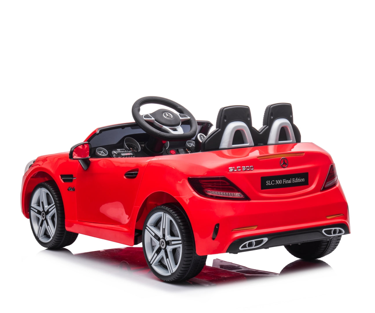 Mercedes-Benz SLC lasten sähköauto punainen 3+ - Sähköautot - Lasten ajoneuvot