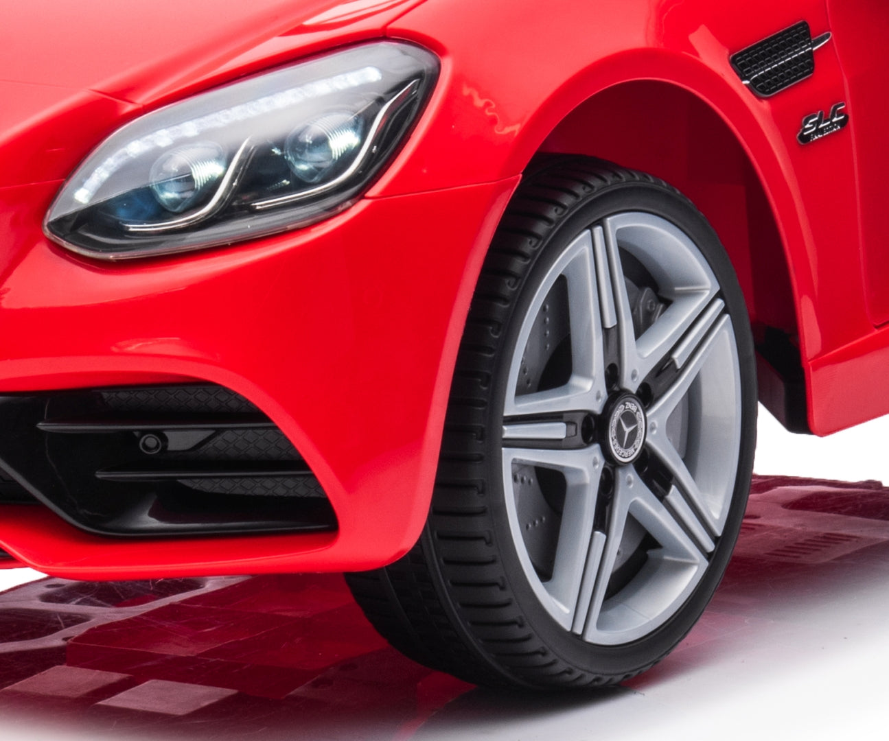 Mercedes-Benz SLC lasten sähköauto punainen 3+ - Sähköautot - Lasten ajoneuvot