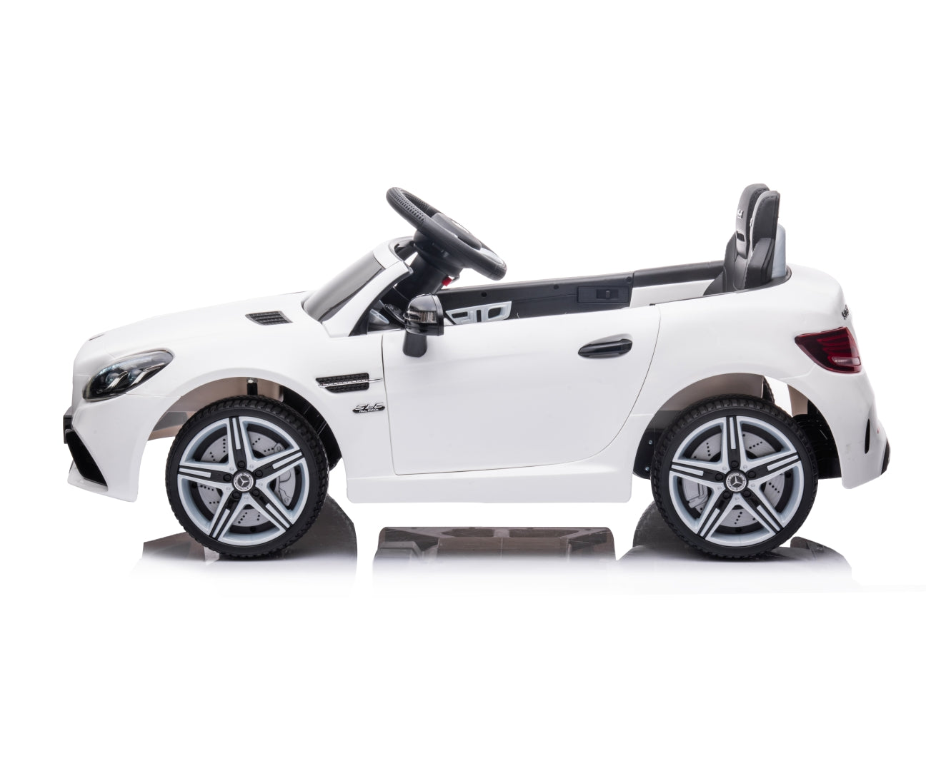 Mercedes-Benz SLC lasten sähköauto valkoinen 3+ - Sähköautot - Lasten ajoneuvot