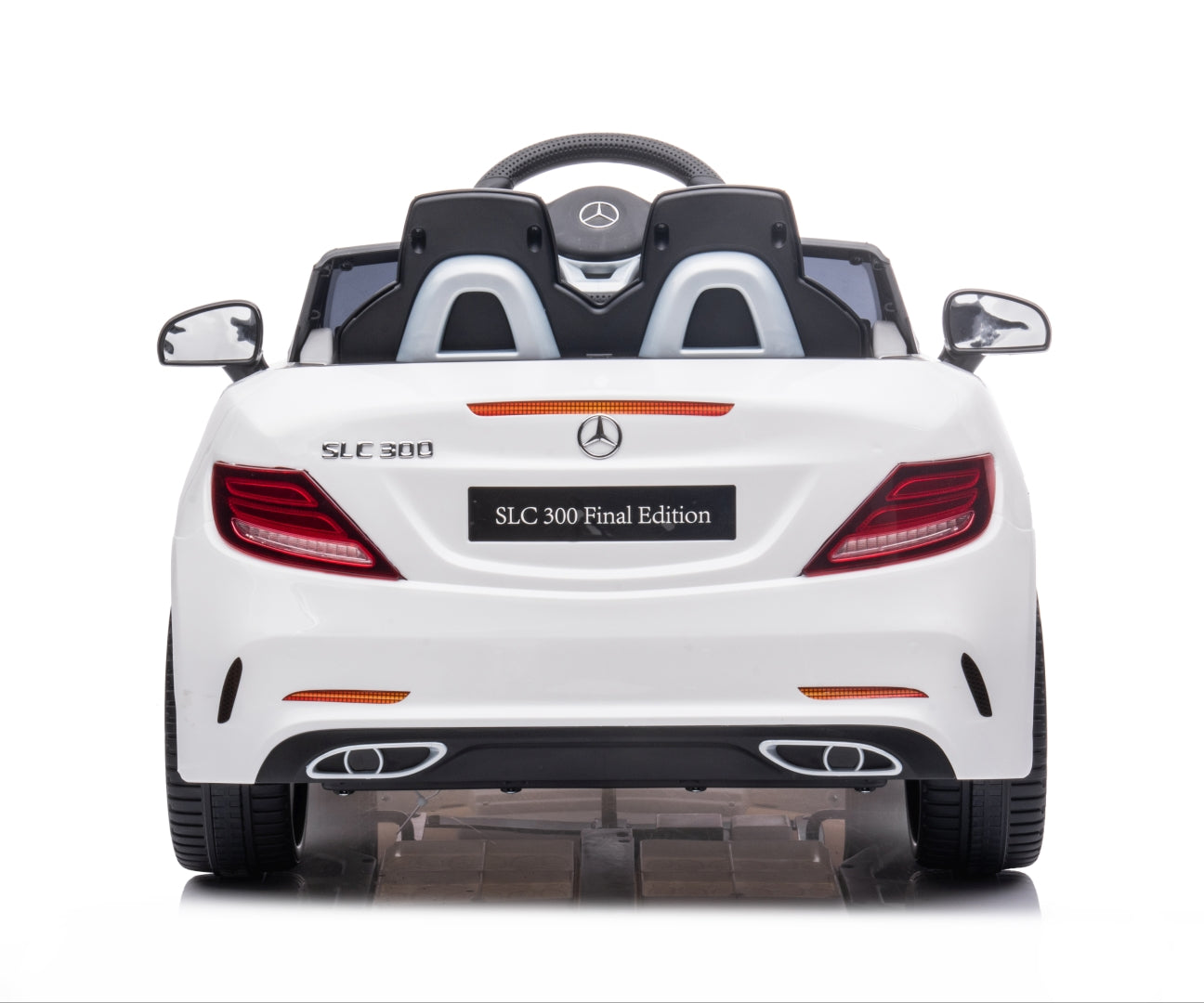 Mercedes-Benz SLC lasten sähköauto valkoinen 3+ - Sähköautot - Lasten ajoneuvot