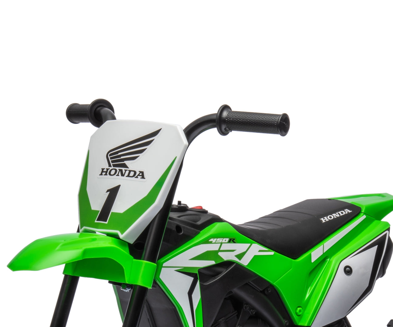Honda CRF450R -sähkömoottoripyörä, vihreä, 24 kk+ - Ride-ons - Lasten ajoneuvot