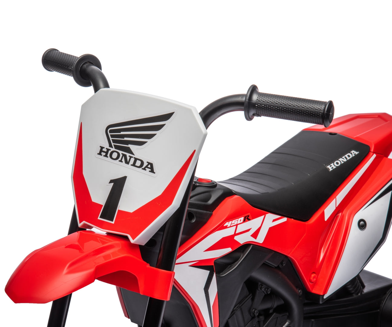 Honda CRF450R -sähkömoottoripyörä, punainen, 24 kk+ - Ride-ons - Lasten ajoneuvot