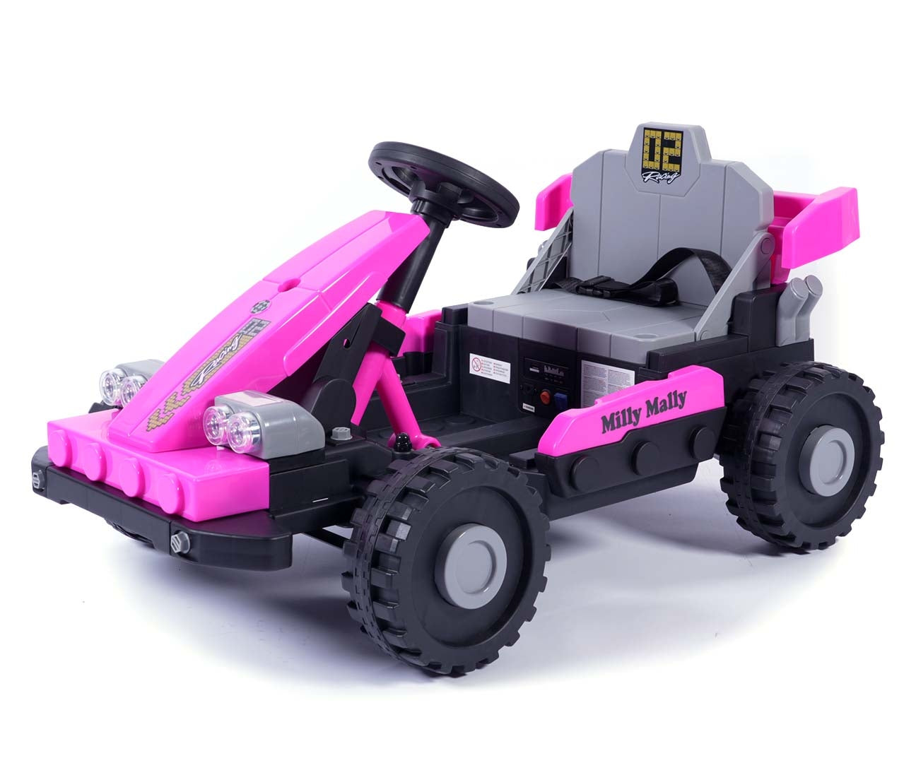 Prime 2in1 sähköauto lapsille, pinkki - Sähköautot - Lasten ajoneuvot