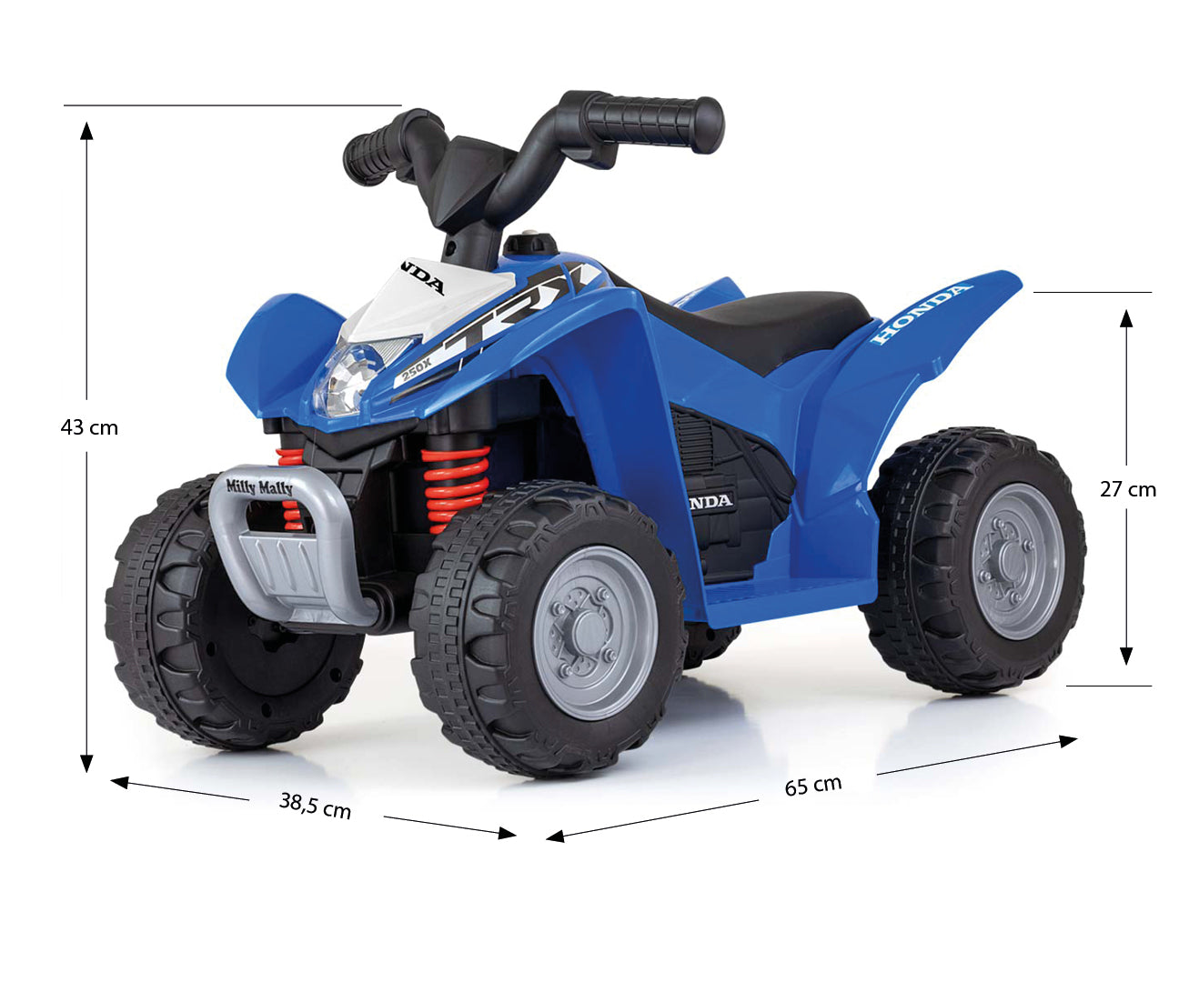 Honda ATV -sähkömönkijä, sininen, 24 kk+ - Ride-ons - Lasten ajoneuvot