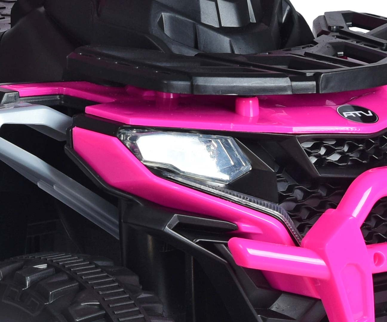 Star sähkömönkijä ja työntöauto lapsille, pinkki - Sähköautot - Lasten ajoneuvot