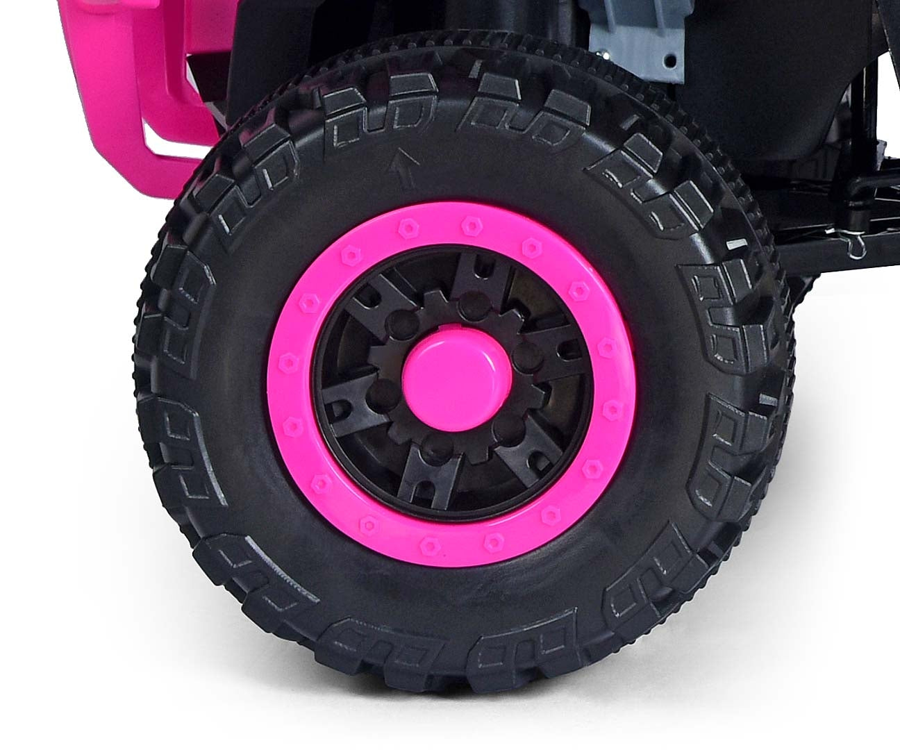 Star sähkömönkijä ja työntöauto lapsille, pinkki - Sähköautot - Lasten ajoneuvot