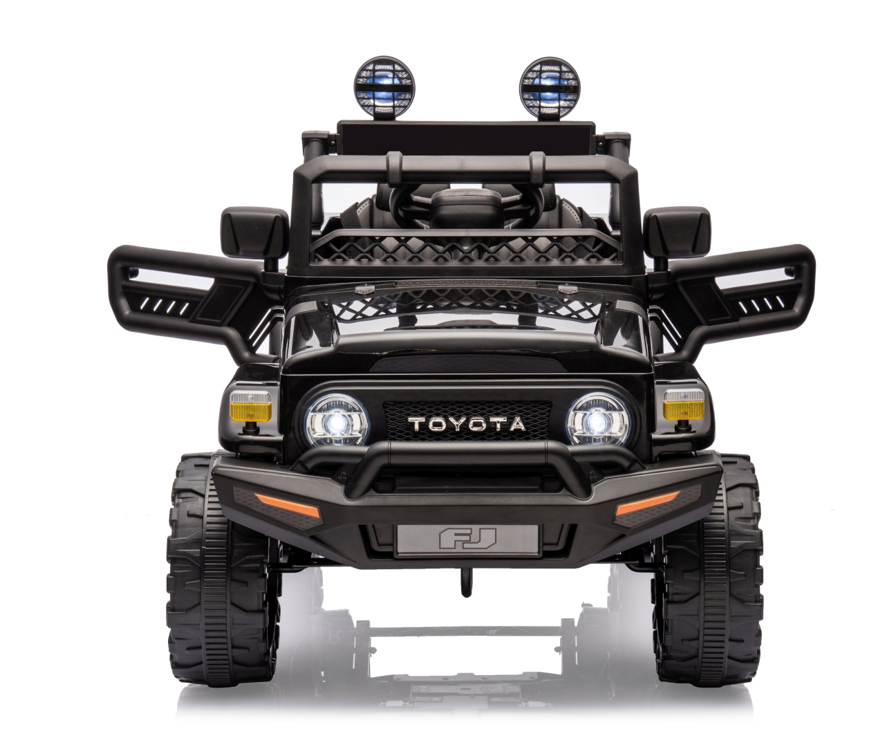 Toyota FJ Cruiser lasten sähköauto musta 3–6 vuotta - Sähköautot - Lasten ajoneuvot