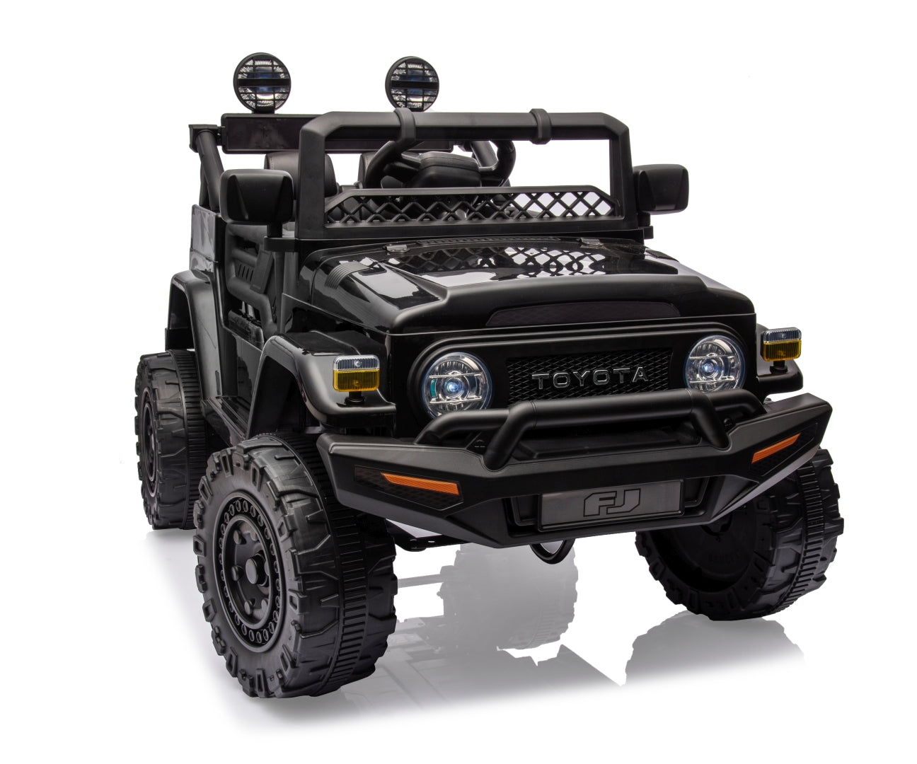 Toyota FJ Cruiser lasten sähköauto musta 3–6 vuotta - Sähköautot - Lasten ajoneuvot