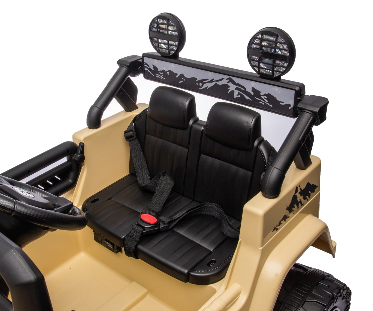 Toyota FJ Cruiser lasten sähköauto khaki 3–6 vuotta - Sähköautot - Lasten ajoneuvot