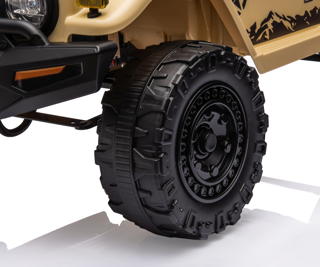 Toyota FJ Cruiser lasten sähköauto khaki 3–6 vuotta - Sähköautot - Lasten ajoneuvot