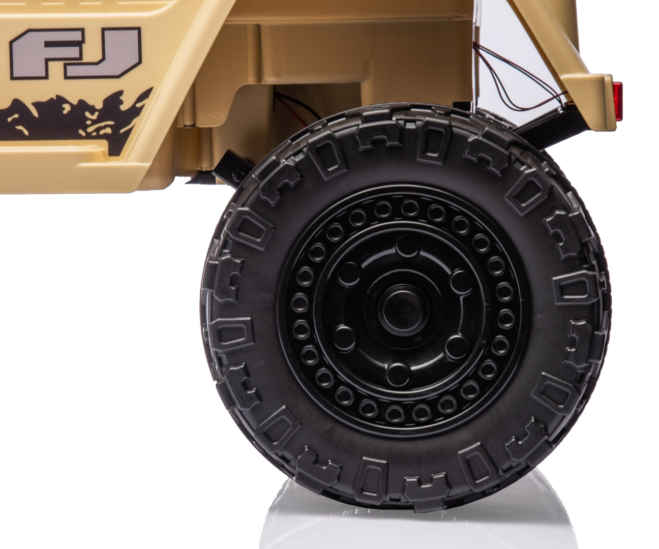 Toyota FJ Cruiser lasten sähköauto khaki 3–6 vuotta - Sähköautot - Lasten ajoneuvot