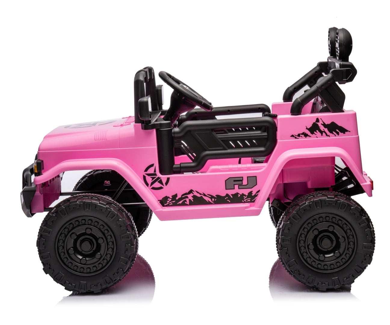Toyota FJ Cruiser lasten sähköauto pinkki 3+ - Sähköautot - Lasten ajoneuvot