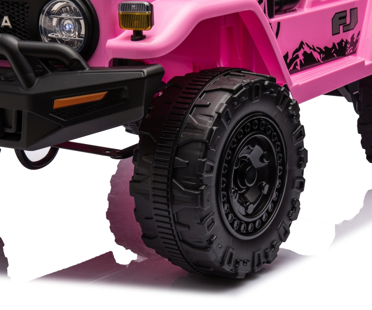 Toyota FJ Cruiser lasten sähköauto pinkki 3+ - Sähköautot - Lasten ajoneuvot