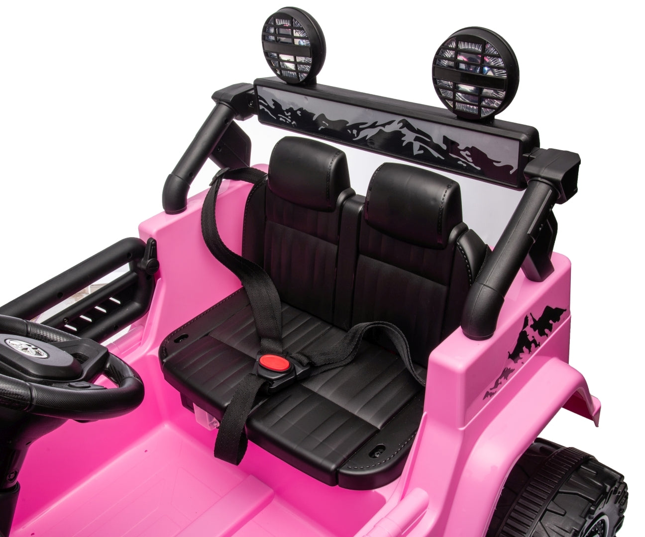 Toyota FJ Cruiser lasten sähköauto pinkki 3+ - Sähköautot - Lasten ajoneuvot