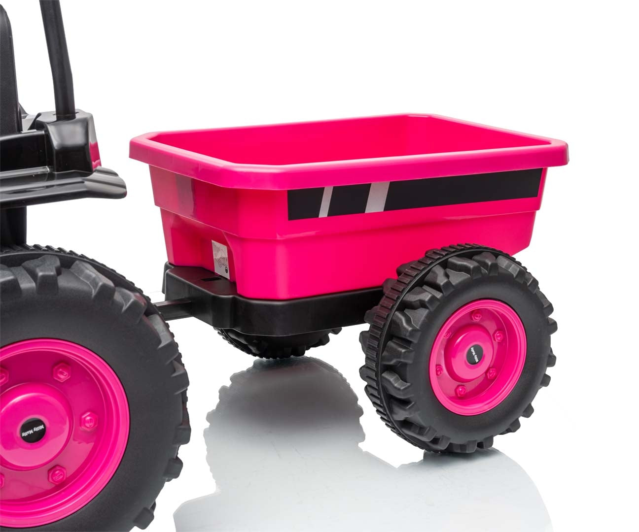 Lasten sähkötraktori peräkärryllä Farmer pinkki - Sähköautot - Lasten ajoneuvot