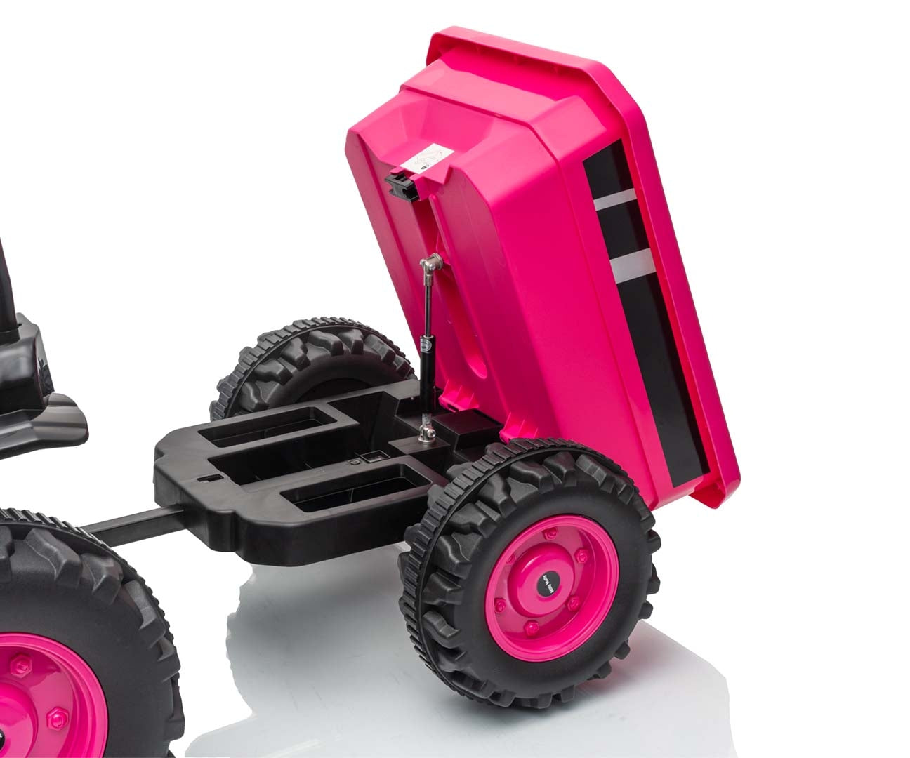 Lasten sähkötraktori peräkärryllä Farmer pinkki - Sähköautot - Lasten ajoneuvot