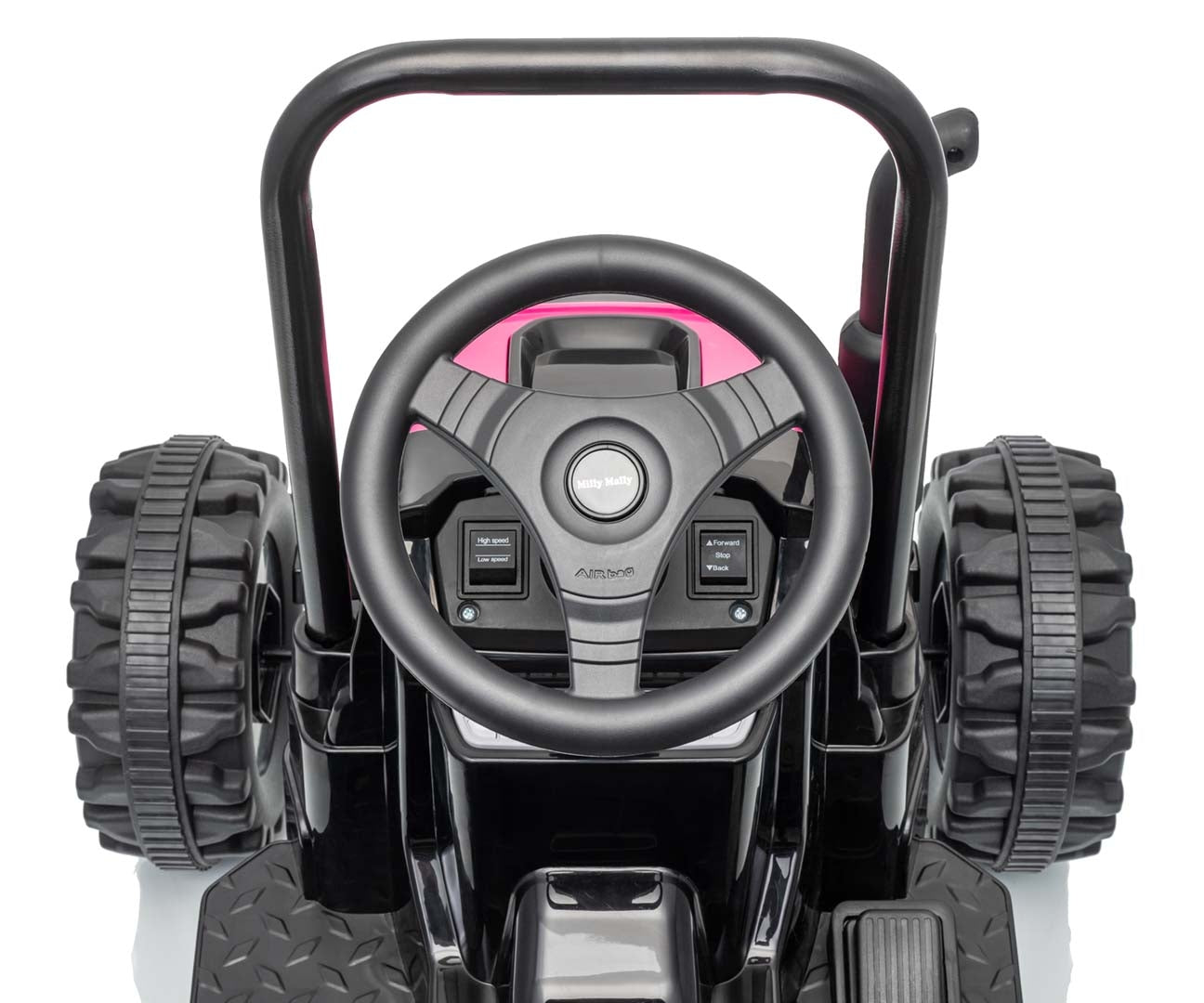 Lasten sähkötraktori peräkärryllä Farmer pinkki - Sähköautot - Lasten ajoneuvot