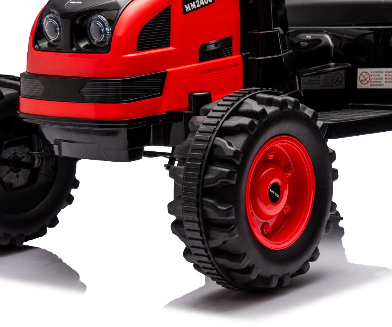 Farmer traktori peräkärryllä lasten sähköauto punainen 3–5 vuotta - Sähköautot - Lasten ajoneuvot