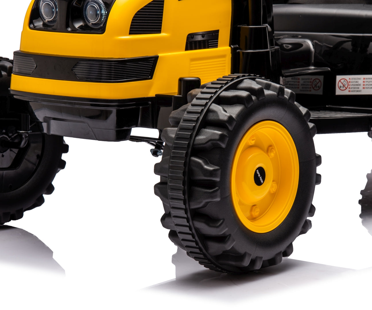 Farmer traktori peräkärryllä lasten sähköauto keltainen 3–5 vuotta - Sähköautot - Lasten ajoneuvot