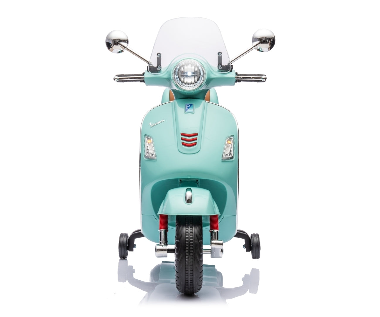 Vespa GTS Super lasten sähköskootteri minttu 3+ - Sähköautot - Lasten ajoneuvot