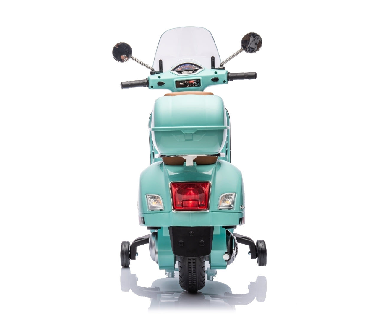 Vespa GTS Super lasten sähköskootteri minttu 3+ - Sähköautot - Lasten ajoneuvot