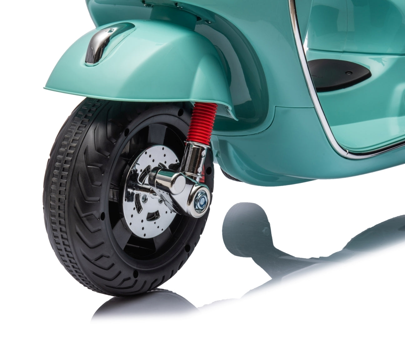 Vespa GTS Super lasten sähköskootteri minttu 3+ - Sähköautot - Lasten ajoneuvot