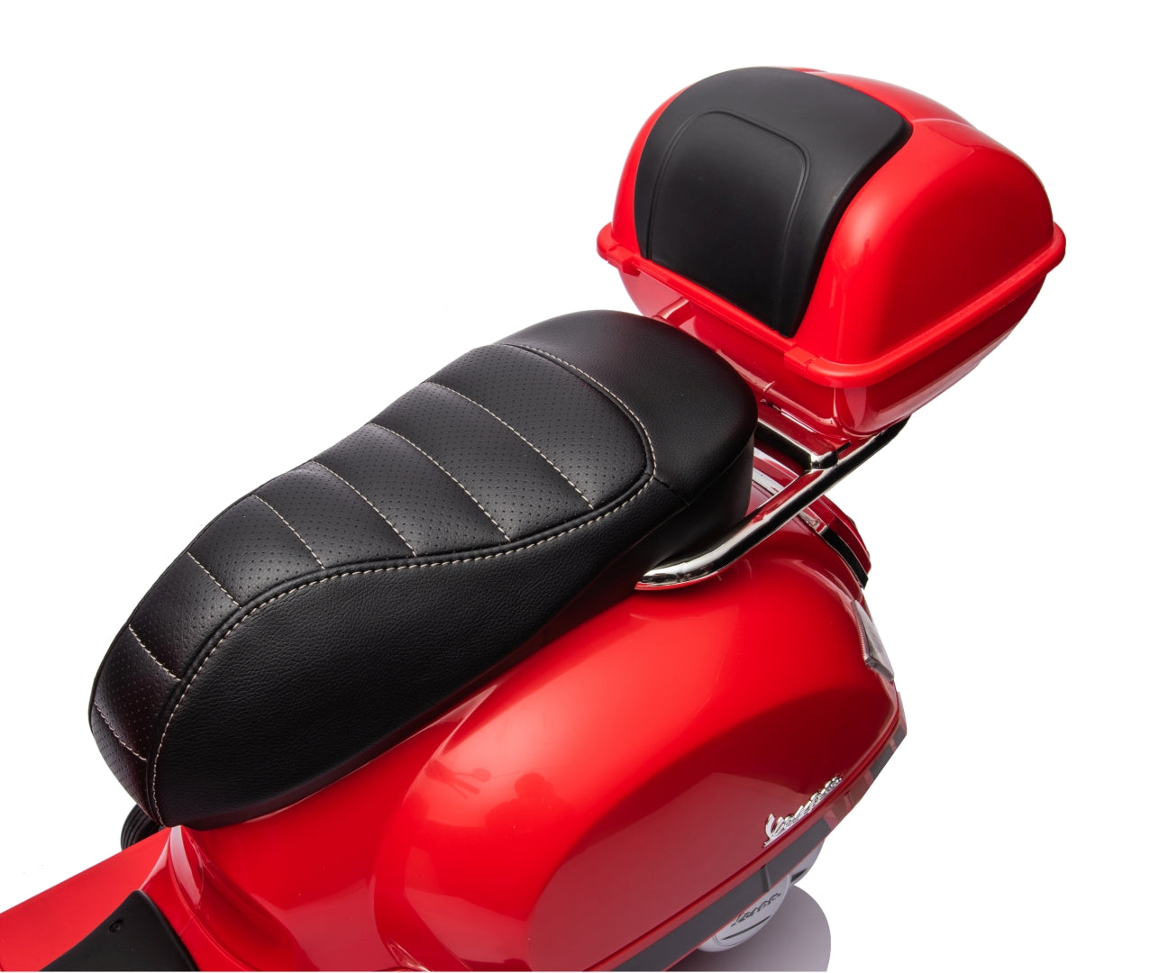 Vespa GTS Super lasten sähköskootteri punainen 3+ - Sähköautot - Lasten ajoneuvot
