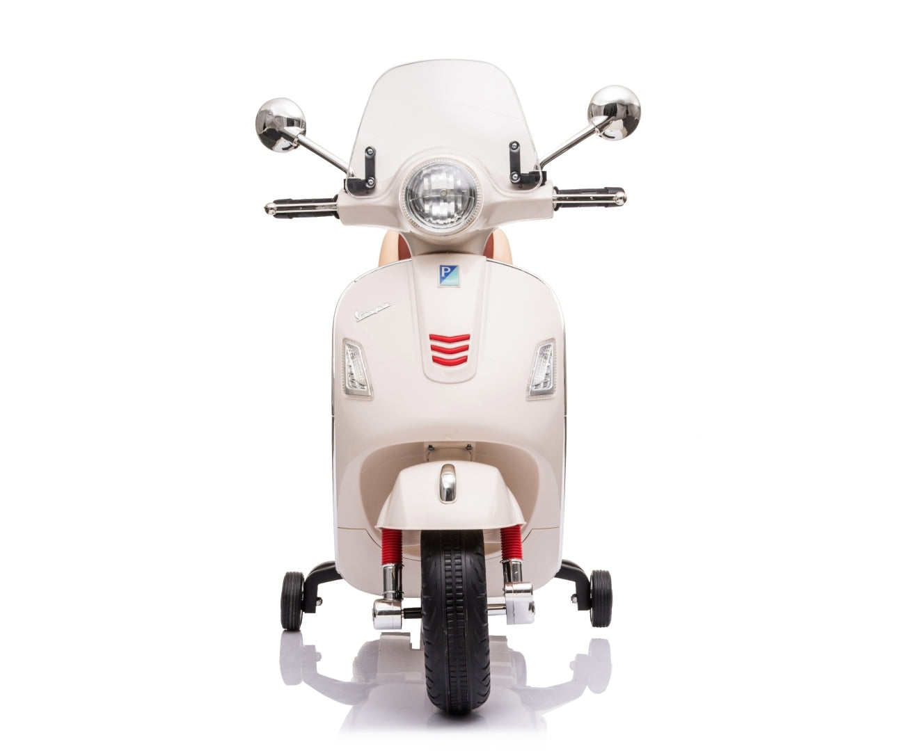 Vespa GTS Super lasten sähköskootteri valkoinen 3+ - Sähköautot - Lasten ajoneuvot