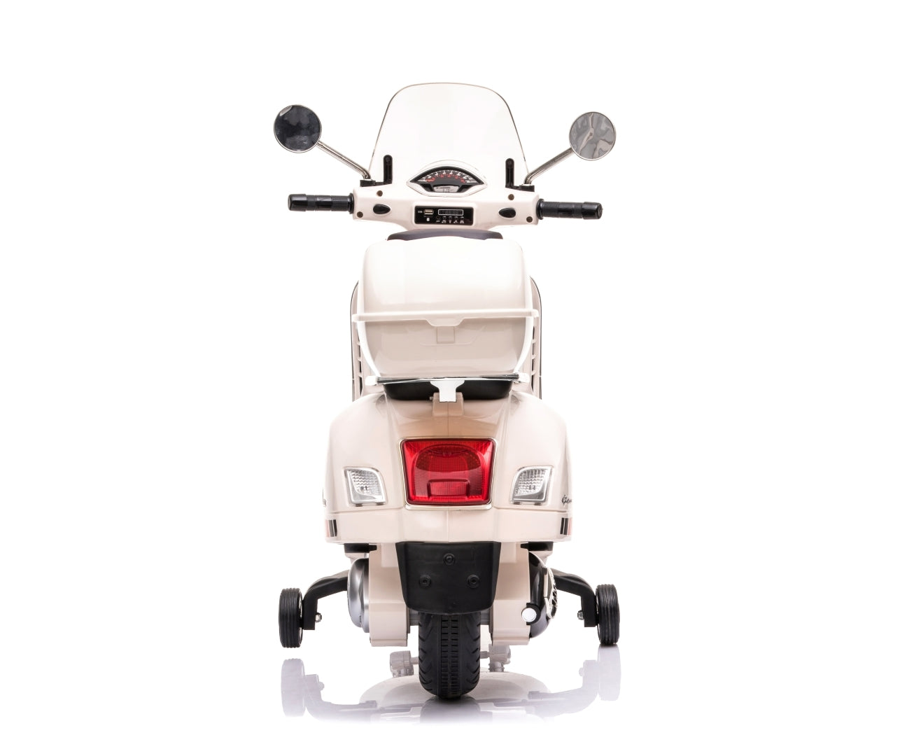 Vespa GTS Super lasten sähköskootteri valkoinen 3+ - Sähköautot - Lasten ajoneuvot
