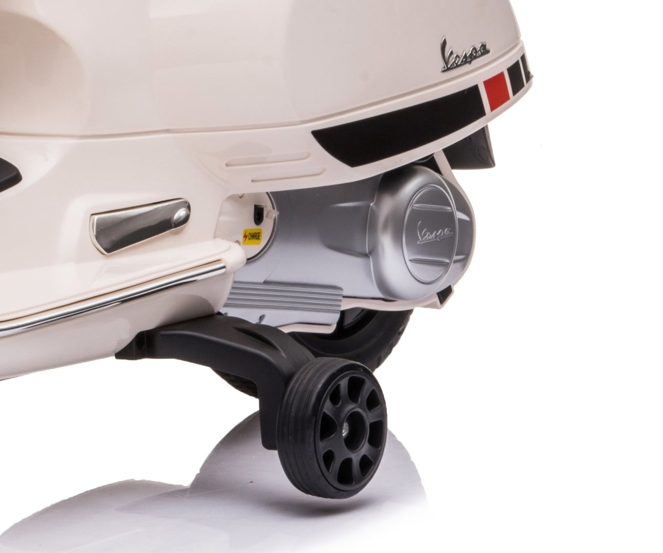 Vespa GTS Super lasten sähköskootteri valkoinen 3+ - Sähköautot - Lasten ajoneuvot