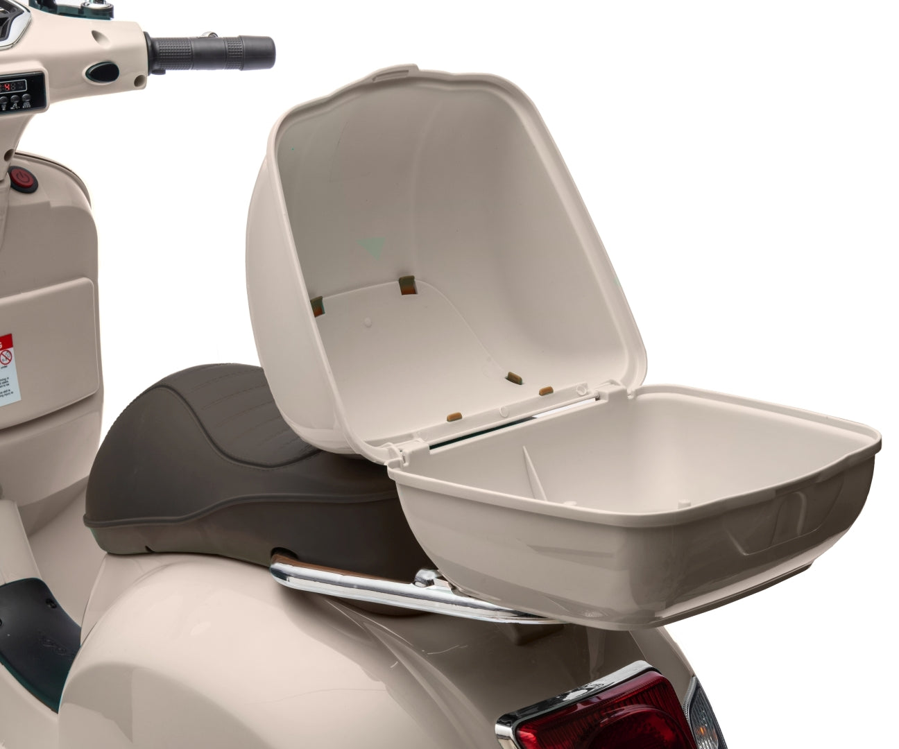Vespa GTS Super lasten sähköskootteri valkoinen 3+ - Sähköautot - Lasten ajoneuvot