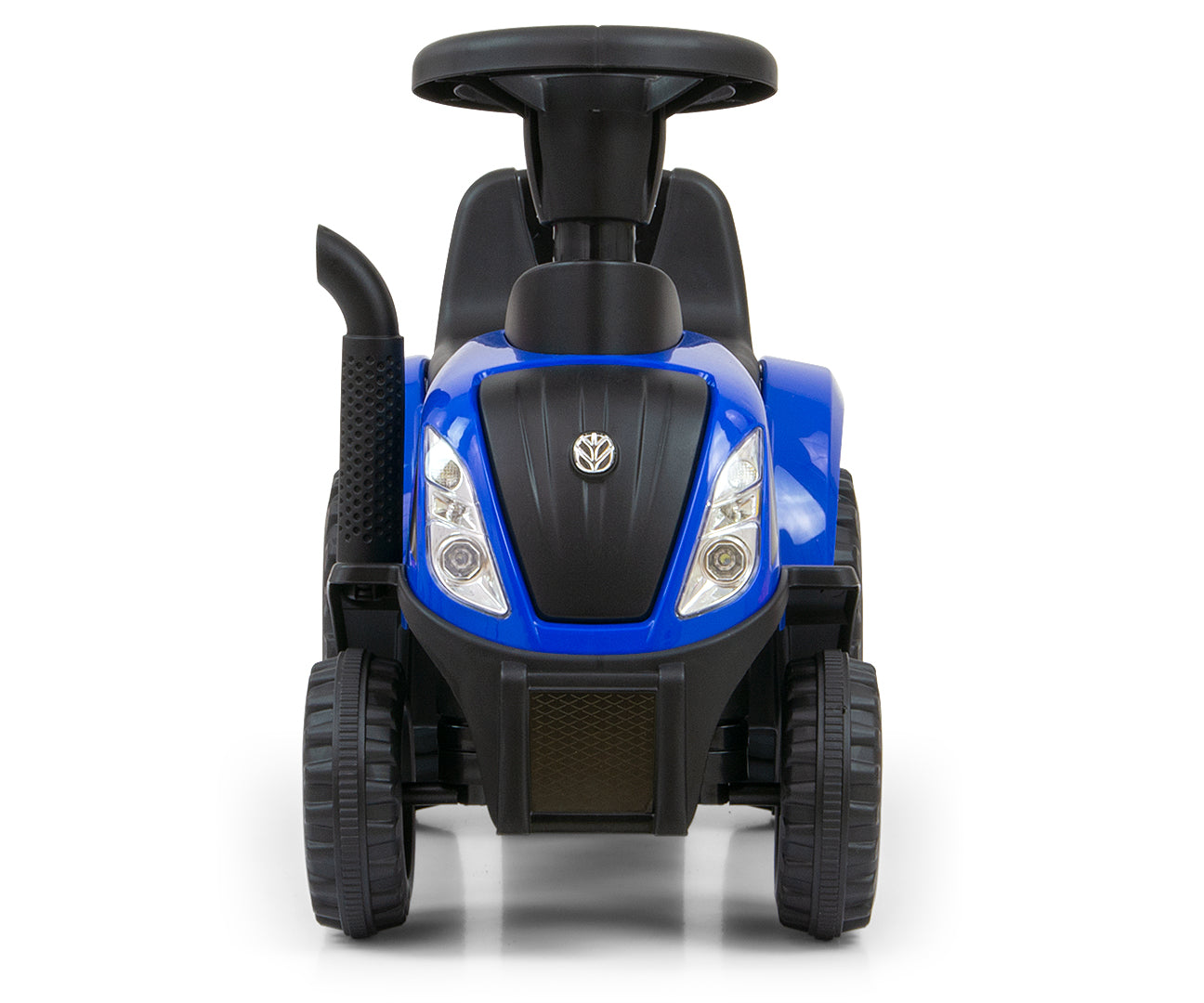New Holland T7 -traktoripotkuauto peräkärryllä, sininen, 12–36 kk - Ride-ons - Lasten ajoneuvot