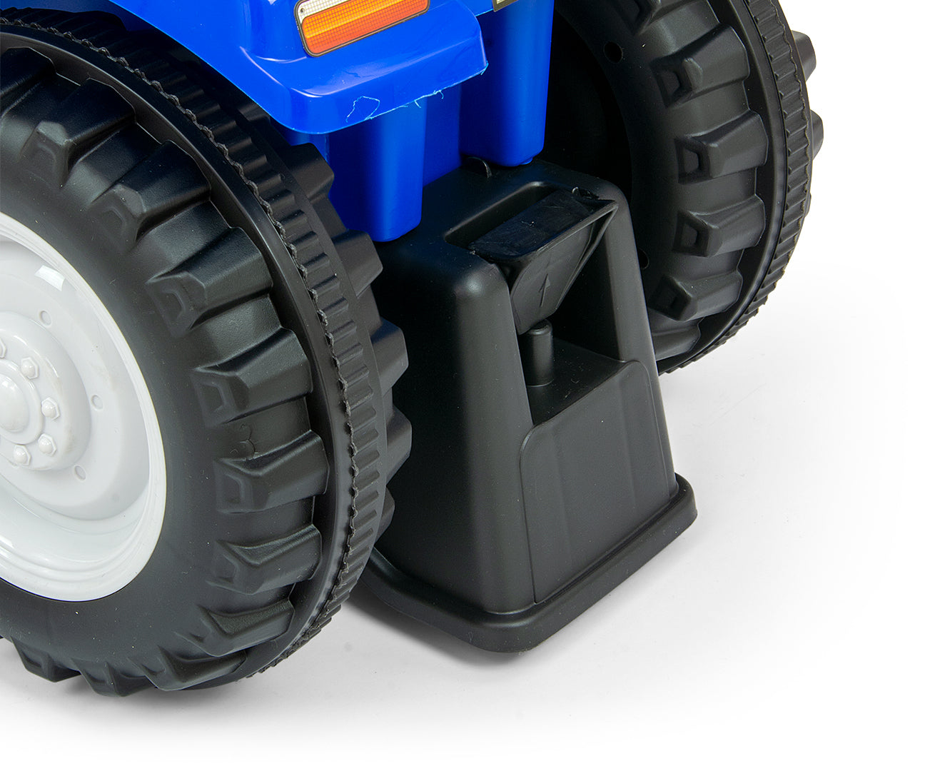 New Holland T7 -traktoripotkuauto peräkärryllä, sininen, 12–36 kk - Ride-ons - Lasten ajoneuvot