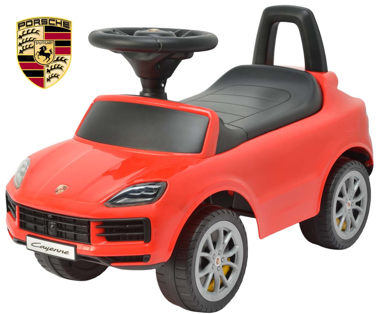 Potkuauto Porsche Cayenne S punainen 12–36 kk - Ride-ons - Lasten ajoneuvot