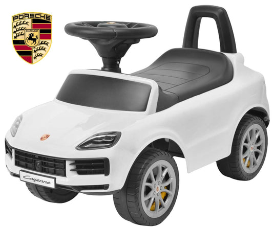 Potkuauto Porsche Cayenne S valkoinen 12–36 kk - Ride-ons - Lasten ajoneuvot