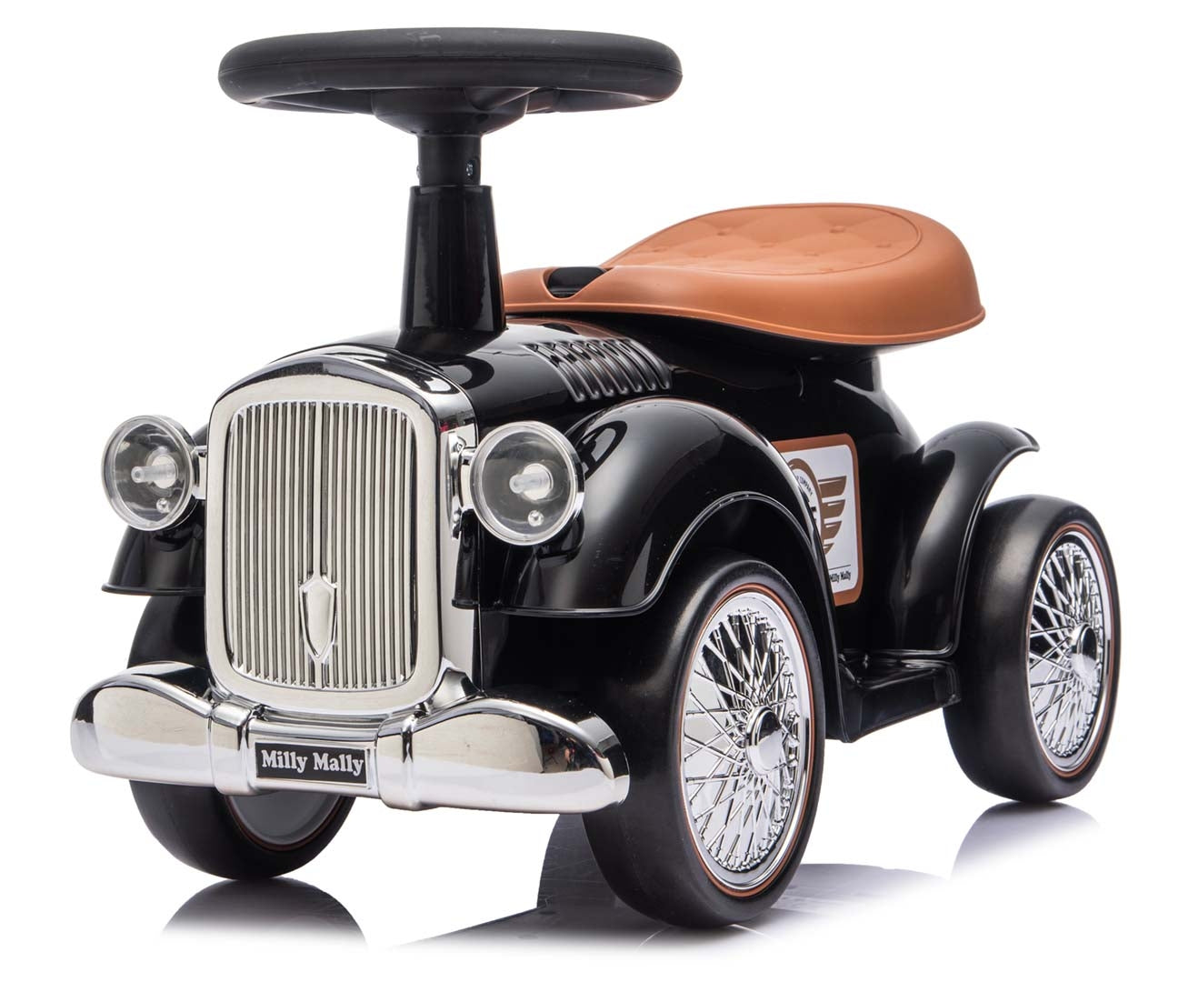 Royce-retroauto, musta, 12–36 kk - Ride-ons - Lasten ajoneuvot