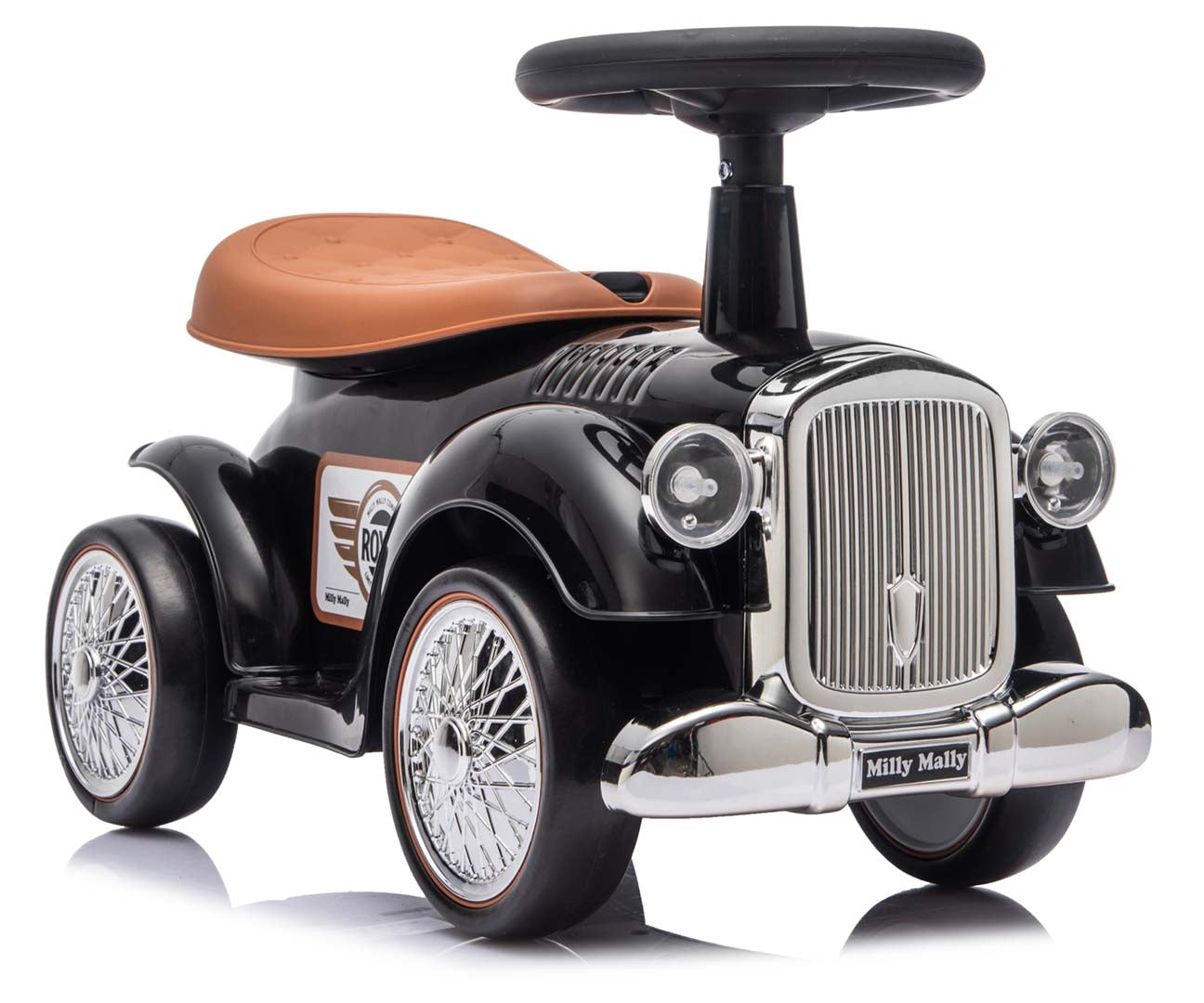 Royce-retroauto, musta, 12–36 kk - Ride-ons - Lasten ajoneuvot