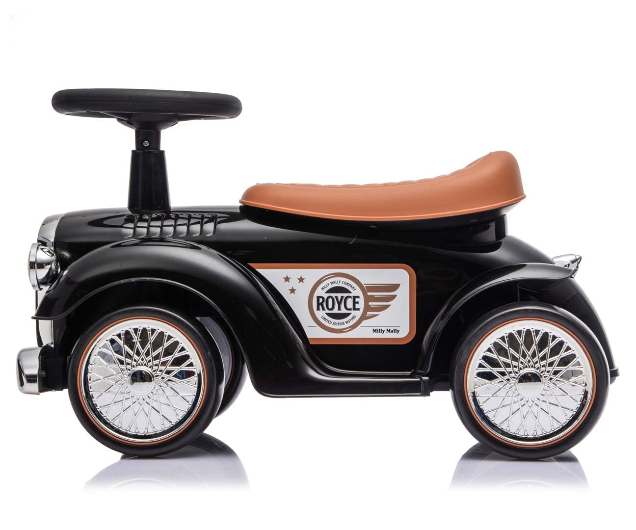 Royce-retroauto, musta, 12–36 kk - Ride-ons - Lasten ajoneuvot