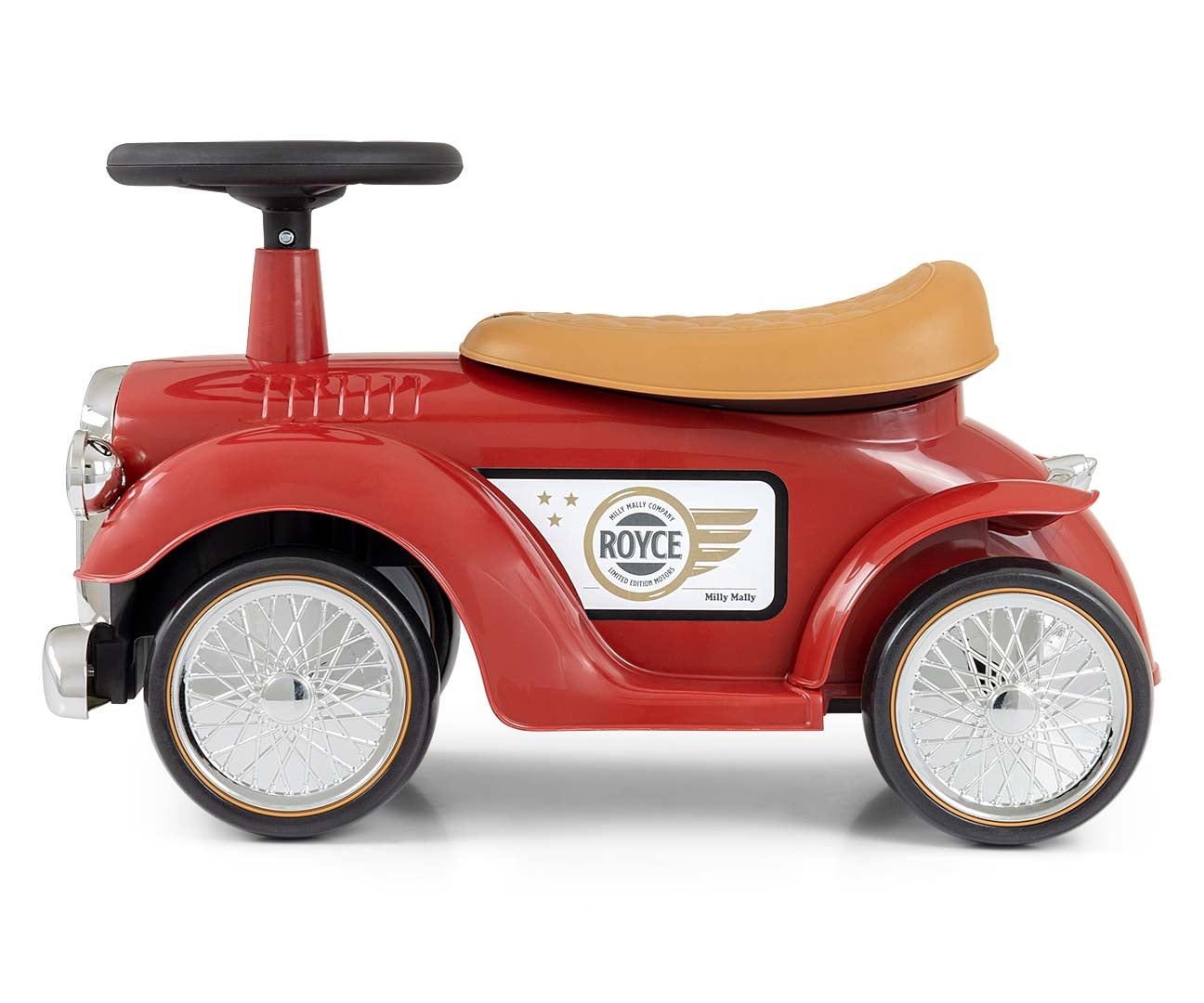 Retro potkuauto Royce burgundi 12–36 kk - Ride-ons - Lasten ajoneuvot