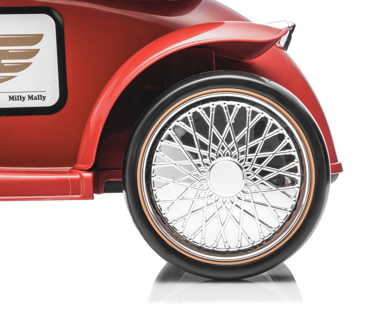Retro potkuauto Royce burgundi 12–36 kk - Ride-ons - Lasten ajoneuvot