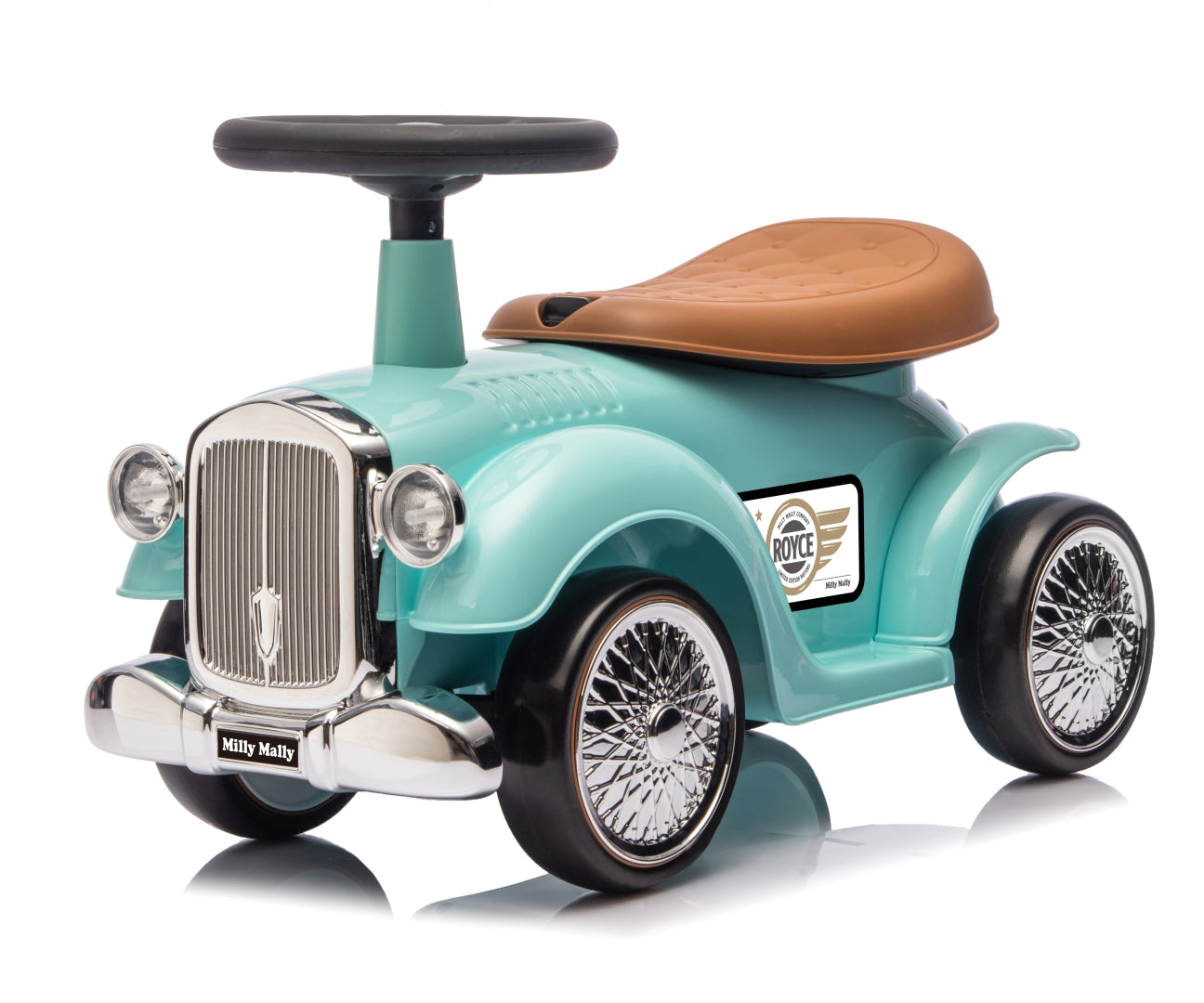 Royce-retropotkuauto, minttu, 12–36 kk - Ride-ons - Lasten ajoneuvot