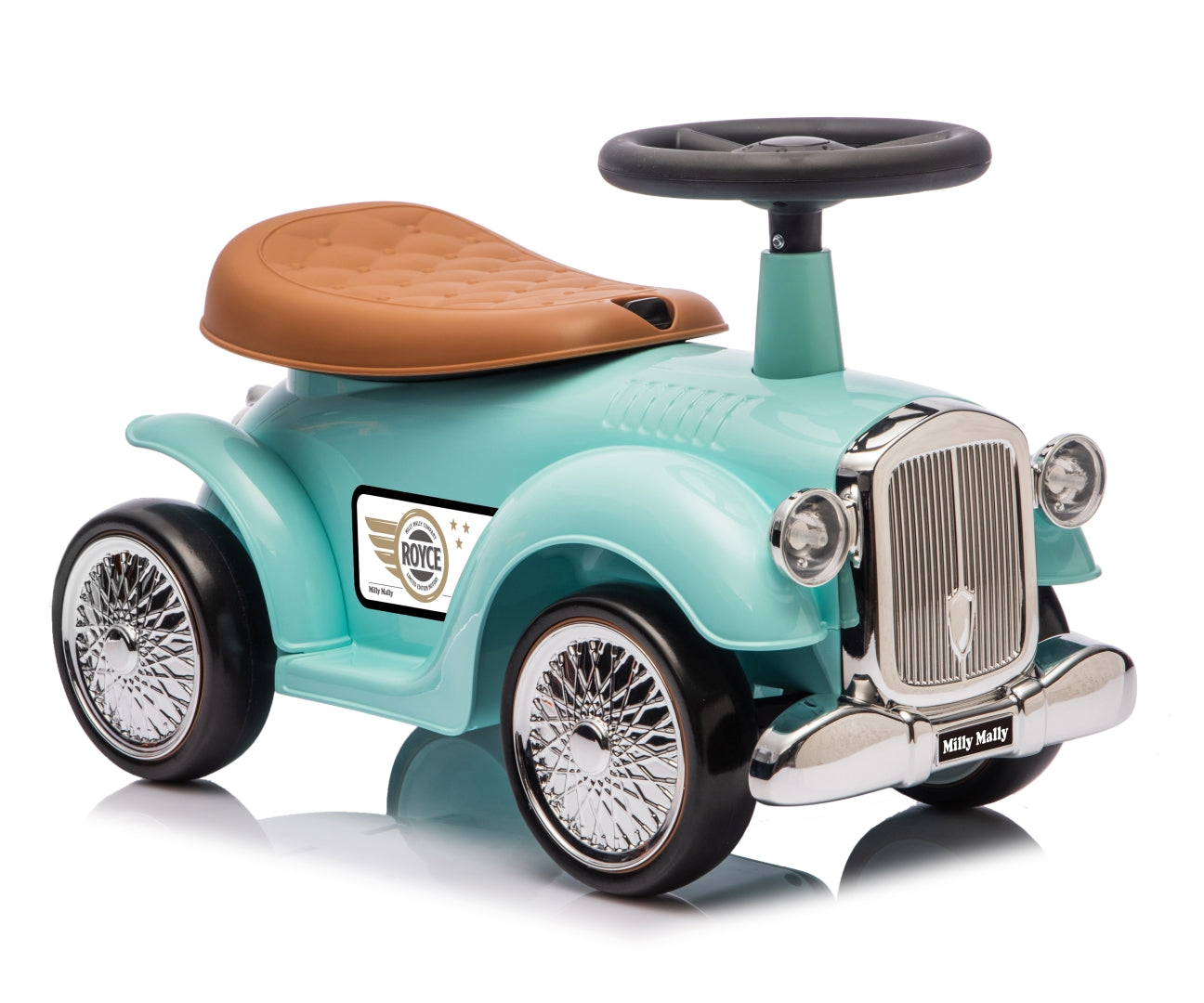Royce-retropotkuauto, minttu, 12–36 kk - Ride-ons - Lasten ajoneuvot