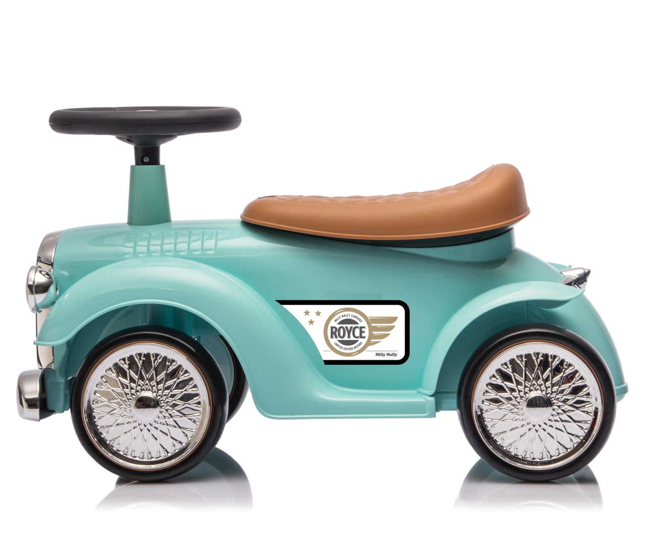 Royce-retropotkuauto, minttu, 12–36 kk - Ride-ons - Lasten ajoneuvot
