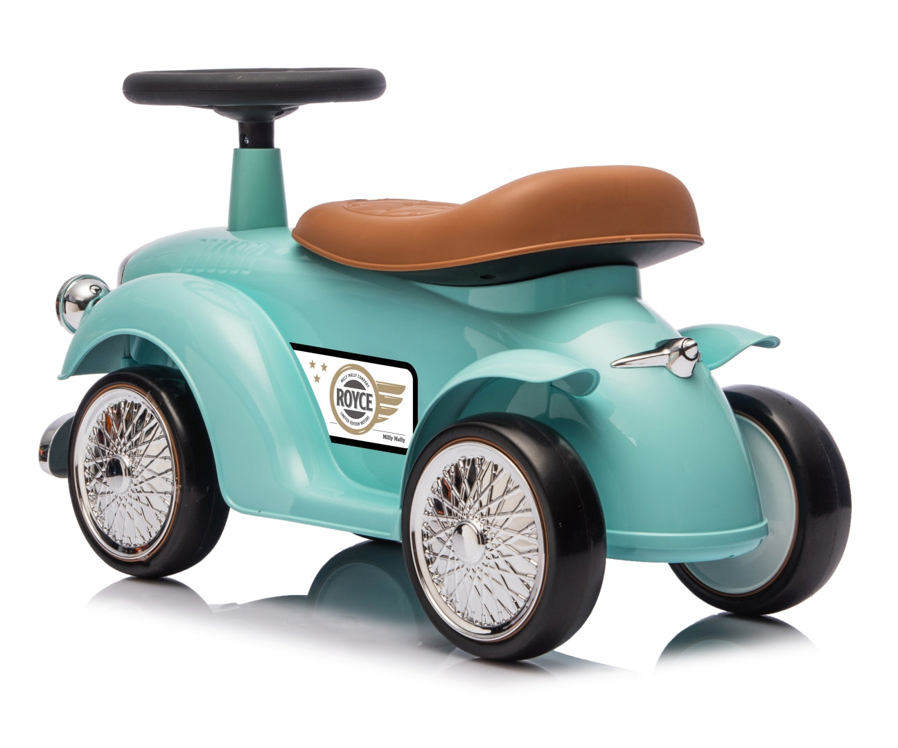 Royce-retropotkuauto, minttu, 12–36 kk - Ride-ons - Lasten ajoneuvot