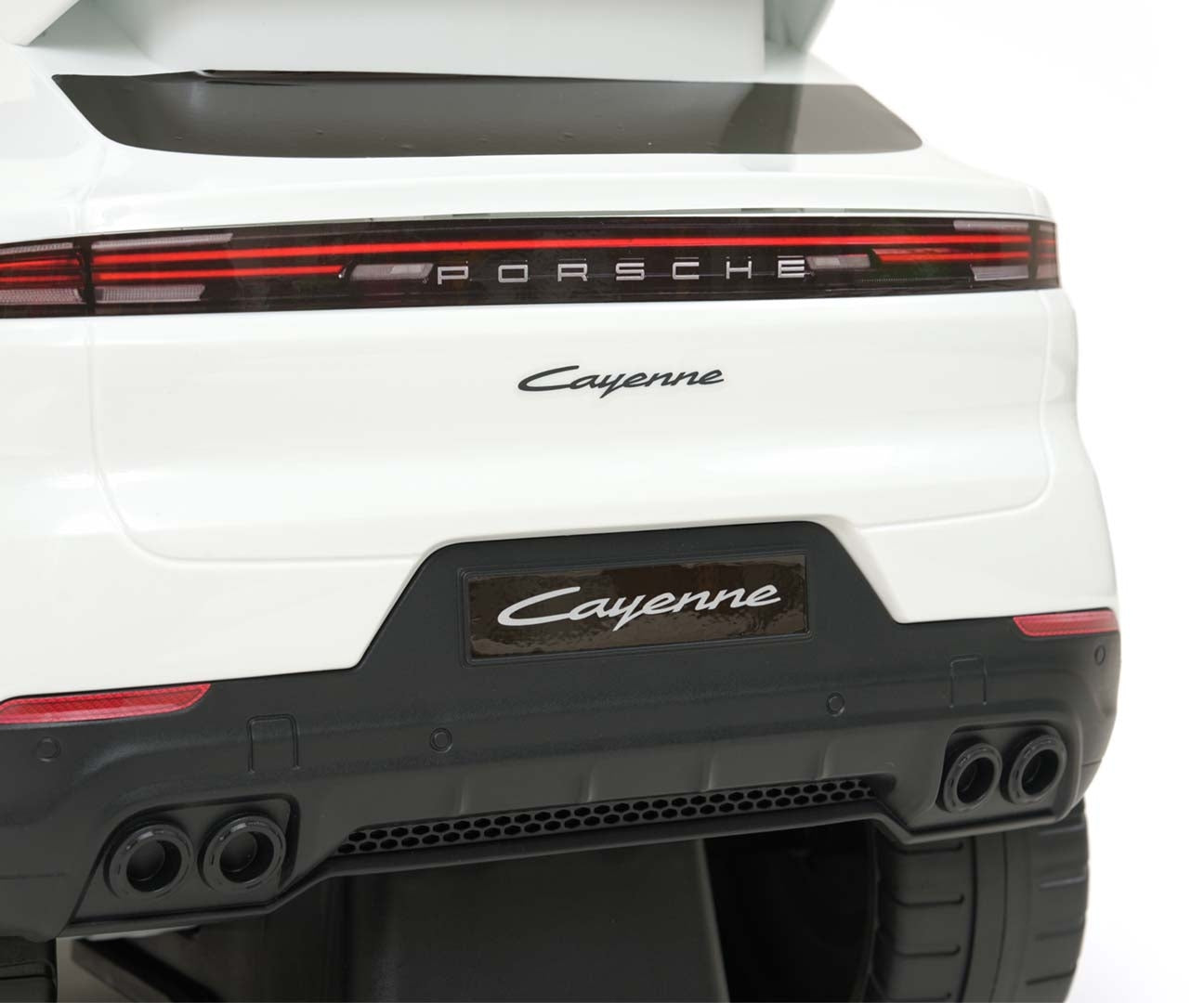 Työntökahvallinen potkuauto Porsche Cayenne valkoinen 12–36 kk - Ride-ons - Lasten ajoneuvot