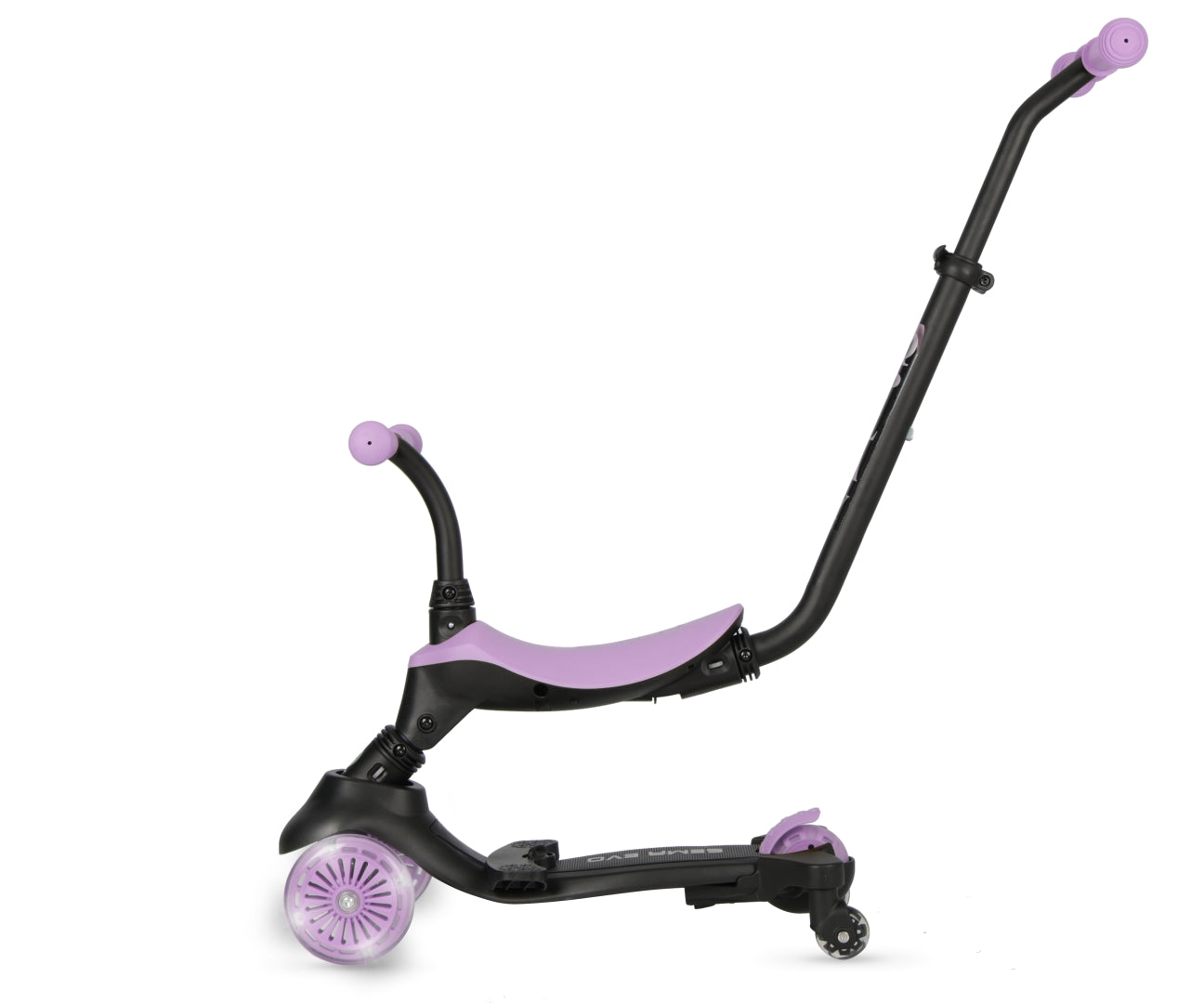 Sema Evo 3-in-1 lasten potkulauta violetti 1–6 v - Potkulaudat - Lasten ajoneuvot